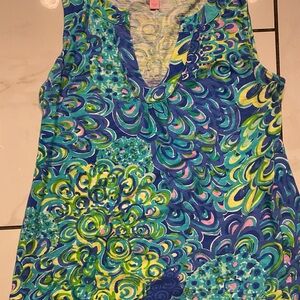 Lilly Pulitzer Lilly's Lagoon Marlow Tank Top